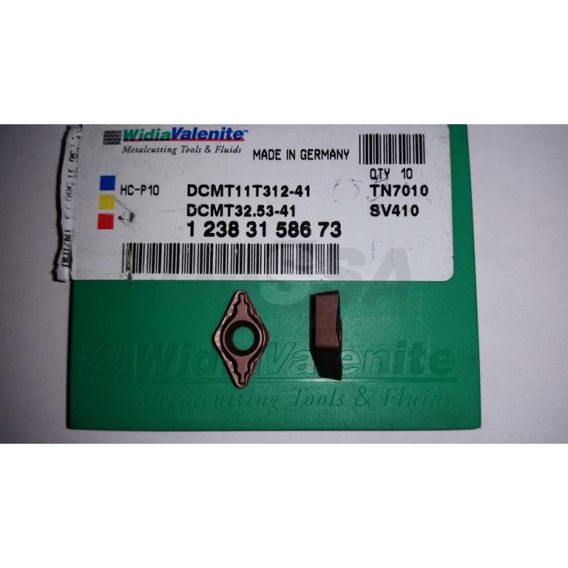 Inserto Carburo DCMT 11T312-41 (32.53) TN7010