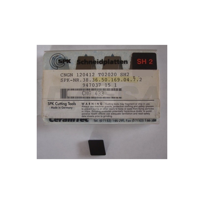 Inserto Ceramica CNGN 433 (120412) SH2