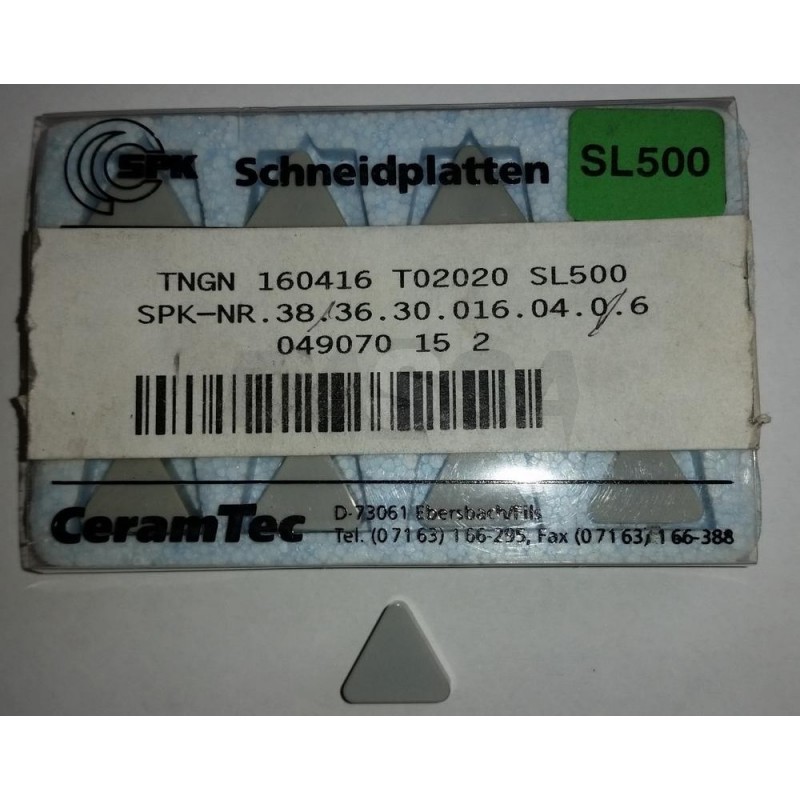 Inserto Ceramica TNGN 334 (160416) SL500