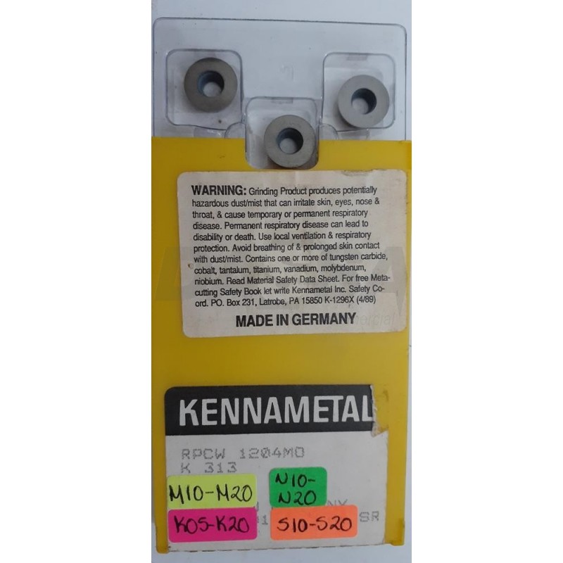 OFERTAS 2020!!! KENNAMETAL-RPCW1204MO